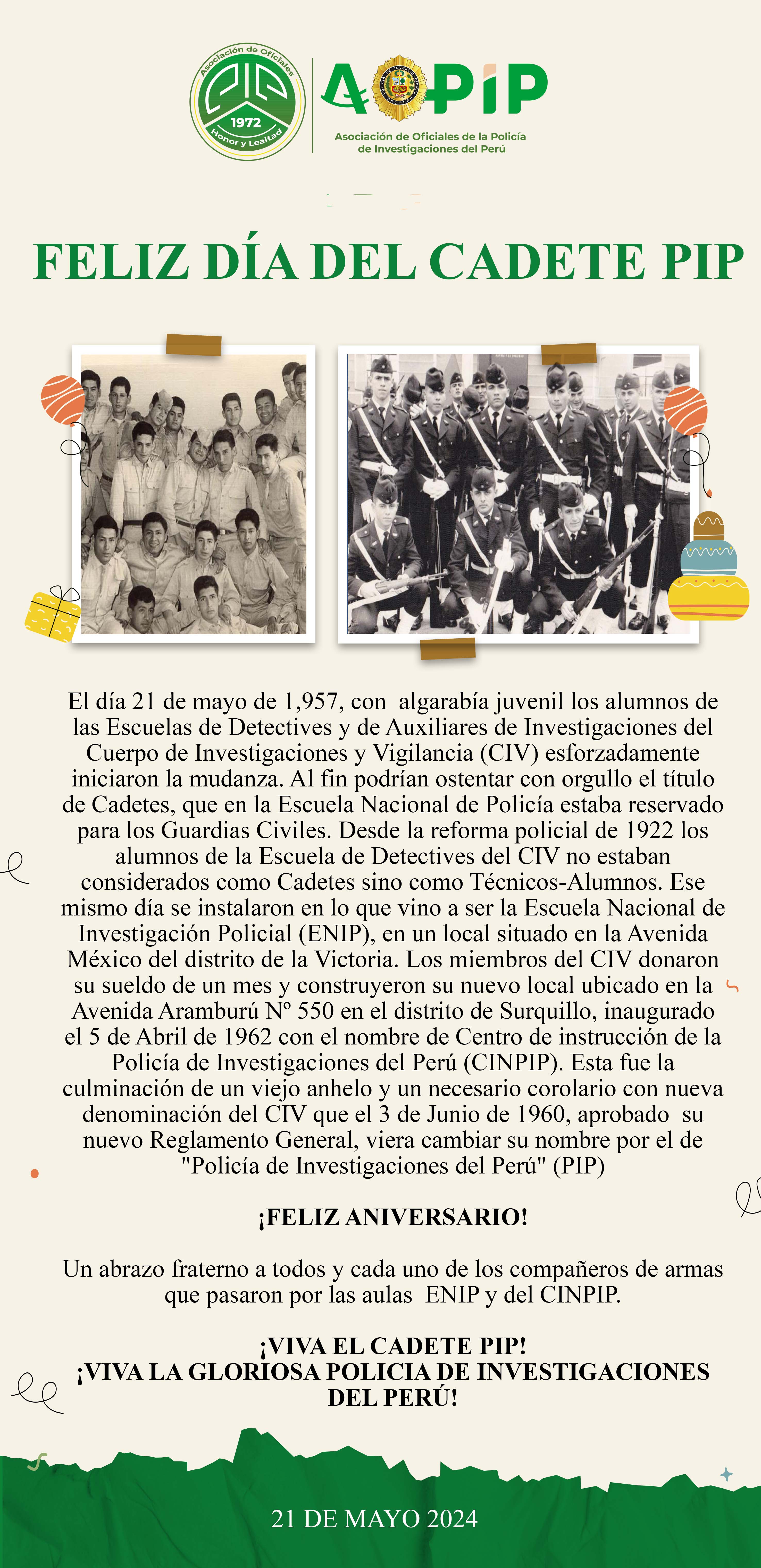 21 DE MAYO DIA DEL CADETE PIP